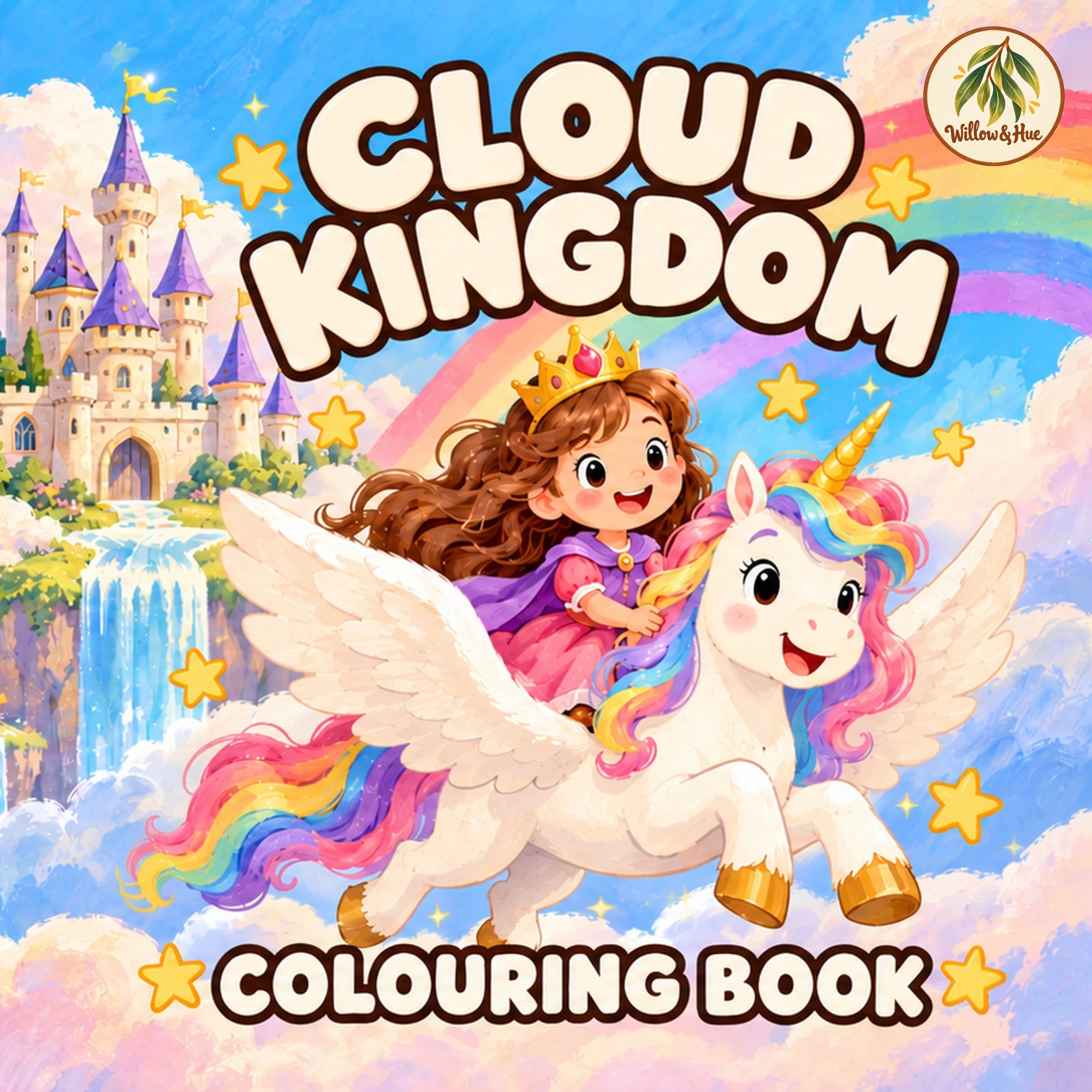 Cloud Kingdom colouring book cover